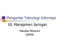 Pengantar Teknologi Informasi