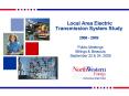 Local Area Electric Transmission System Study 2008 2009