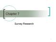 Survey Research