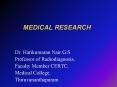 MEDICAL RESEARCH