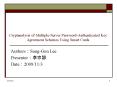 Cryptanalysis of MultipleServer PasswordAuthenticated Key Agreement Schemes Using Smart Cards
