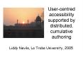 Usercentred accessibility supported by distributed, cumulative authoring