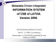 Metadata Driven Integrated