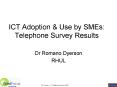 ICT Adoption
