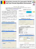 Properties extractor for generation COLOM files from Process Simulation Environment