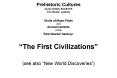 Prehistoric Cultures Class Slides Set