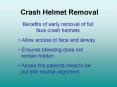 Crash Helmet Removal