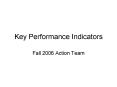 Key Performance Indicators