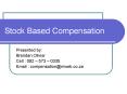 Stock Based Compensation