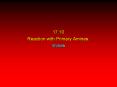 17'10 Reaction with Primary Amines: Imines