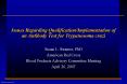 Issues Regarding QualificationImplementation of an Antibody Test for Trypanosoma cruzi