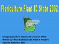 Floriculture Plant ID State 2002