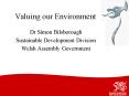Valuing our Environment