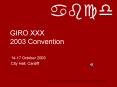 GIRO XXX 2003 Convention