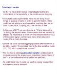 Polarization transfer