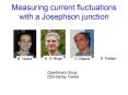 Measuring current fluctuations with a Josephson junction