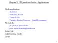 Chapter 9' PNjunction diodes: Applications