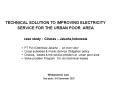 TECHNICAL SOLUTION TO IMPROVING ELECTRICITY SERVICE FOR THE URBAN POOR AREA case study : Ciracas Jak
