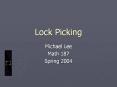 Lock Picking