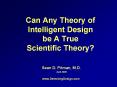 Can Any Theory of Intelligent Design be A True Scientific Theory