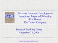 Streetcar Economic Development Impact and Projected Ridership Ken Danter The Danter Company