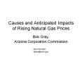 Causes and Anticipated Impacts of Rising Natural Gas Prices