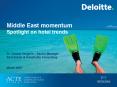 Middle East momentum Spotlight on hotel trends Dr' Costas Verginis Senior Manager Real Estate