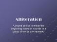 Alliteration