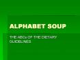 ALPHABET SOUP