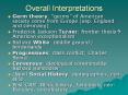 Overall Interpretations