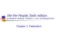We the People, Sixth edition by Benjamin Ginsberg, Theodore J' Lowi, and Margaret Weir