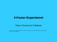 5-Factor Experiment