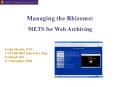 Managing the Rhizome: