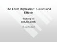 The Great Depression: Causes and Effects