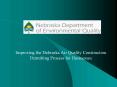 Improving the Nebraska Air Quality Construction Permitting Process for Businesses