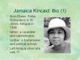 Jamaica Kincaid: Bio 1