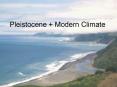 Pleistocene Modern Climate