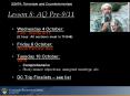 Wednesday 4 October: Film: Inside 911 E hour: All sections meet in TH348