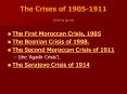 The Crises of 19051911