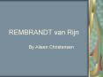 REMBRANDT van Rijn