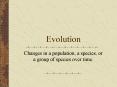 Evolution
