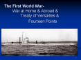 The First World War War at Home