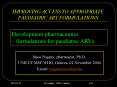 IMPROVING ACCESS TO APPROPRIATE PAEDIATRIC ART FORMULATIONS