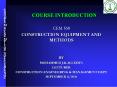 COURSE INTRODUCTION