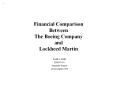 Financial Comparison Between The Boeing Company and Lockheed Martin