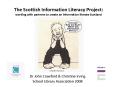 The Scottish Information Literacy Project: working with partners to create an information literate S