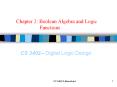 Chapter 2: Boolean Algebra and Logic Functions