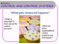 MODULE 11 CONTROL AND CONTROL SYSTEMS
