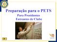 Preparao para o PETS