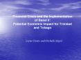 Financial Crisis and the Implementation of Basel II: Potential Economic Impact for Trinidad and Toba